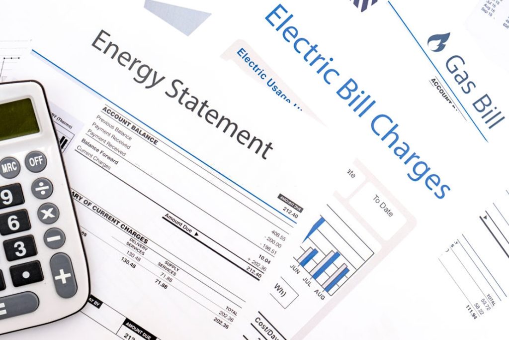 Business utility bill