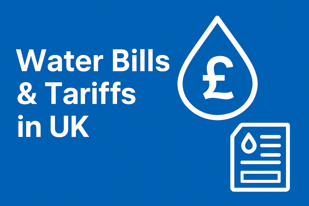 Compare business water bills and tariffs UK