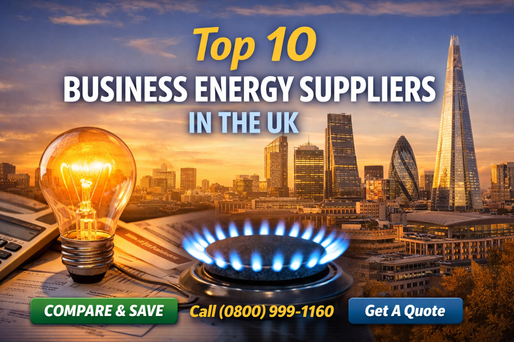 Top 10 Business Energy Suppliers UK | Compare & Save More