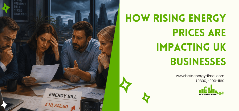 UK business energy costs rising in 2026 affecting SME margins