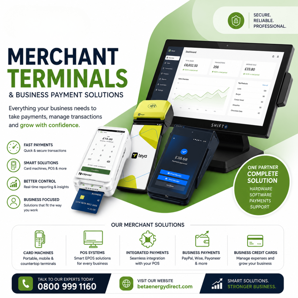 Merchant Terminals - Beta Energy Direct Merchant Terminals - Beta Energy Direct
