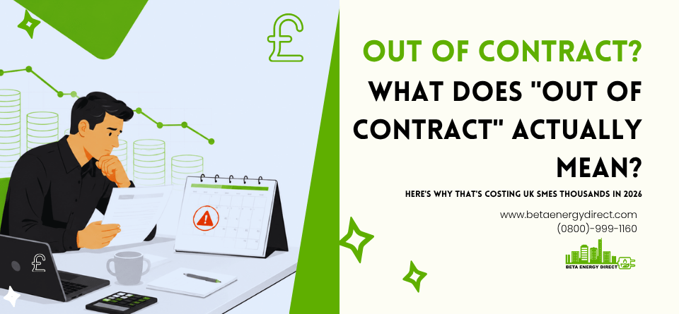 Out of Contract? Here's Why That's Costing UK SMEs Thousands in 2026 | A Guide by Beta Energy Direct
