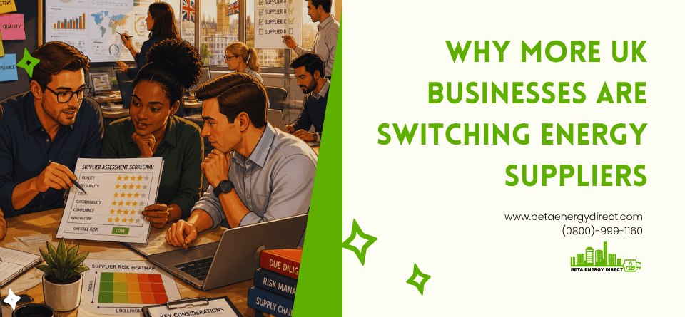 Why More UK Businesses Are Switching Energy Suppliers in 2026