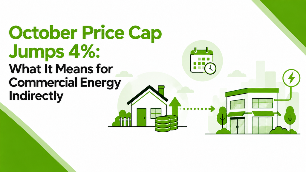 Ofgem's price cap rose 4% in October 2026. Here's why it's the second rise in a row, and what it really signals for UK SME commercial energy costs.