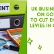 UK businesses call for energy levy cuts in Autumn Budget 2026
