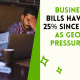 UK business energy bills rising 25 percent timeline February to August 2026