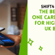 Shift4 One portable card machine taking a contactless payment in a UK business